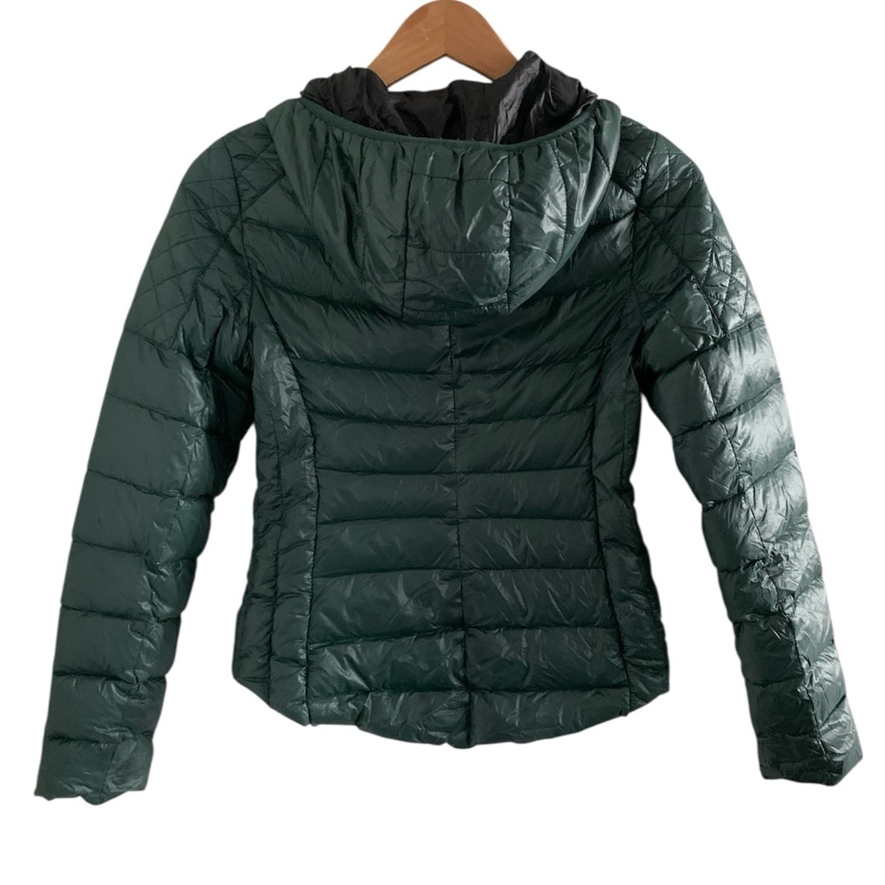 Bcbgeneration Green Puffer Jacket With Quilted De… - image 8